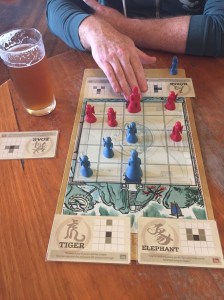 Onitama game in progress